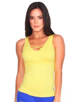 Yellow Fitness Tank Top