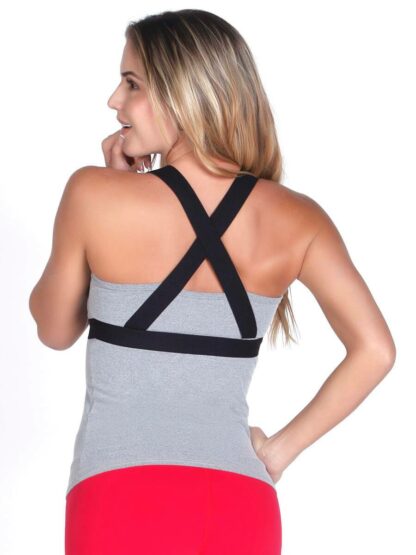 Grey Workout Tank Top