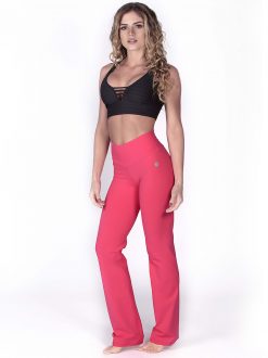Coral High Waisted Sports Pants - Image 4