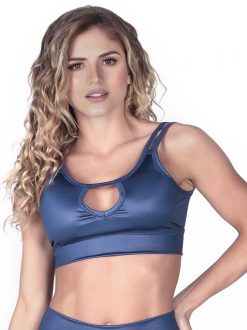 Navy Fitness Bra Top