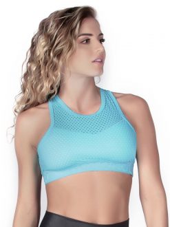 Turquoise Sports Bra Top