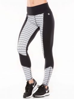 Black Mid Waisted Workout Leggings