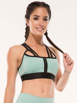 Green Fitness Bra Top