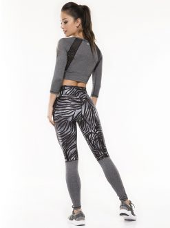 Eve Grey Crop Top - Image 6