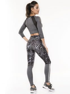 Eve Grey Crop Top - Image 5