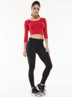 Eve Red Crop Top - Image 3