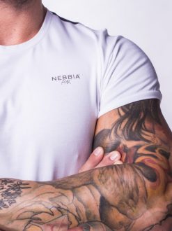 White Muscle Back T-Shirt - Image 3