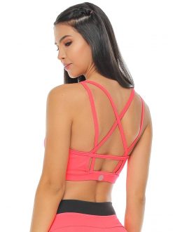 Beverly Neon Mandarine Sports Bra - Image 2