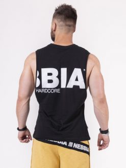 Black "Back To The Hardcore" Tank Top - Image 2