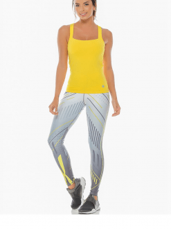 Pam Yellow Fitness Tank Top - Image 3