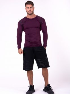 Black Raw Hem Street Shorts - Image 5