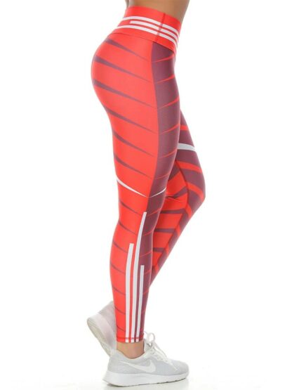 Trace Printed Workout Leggings - Image 2