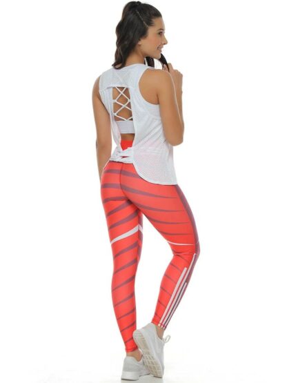 Trace Printed Workout Leggings - Image 6