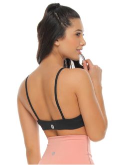 Laila Black Sports Bra Top - Image 2