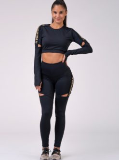 Black Honey Bunny Crop Top