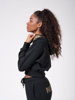 GOLD Cropped Hoodie - Image 3