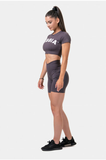 SHORT SLEEVE Sporty Crop Top - Image 8