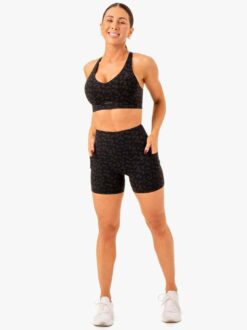 ULTRA High Waisted Mid Length Shorts - Image 4