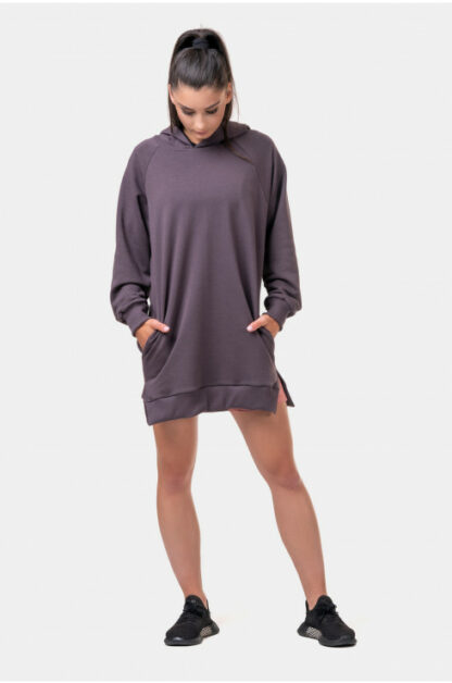 EVERYDAY HERO Long Sweatshirt With a Hoodie - Image 4