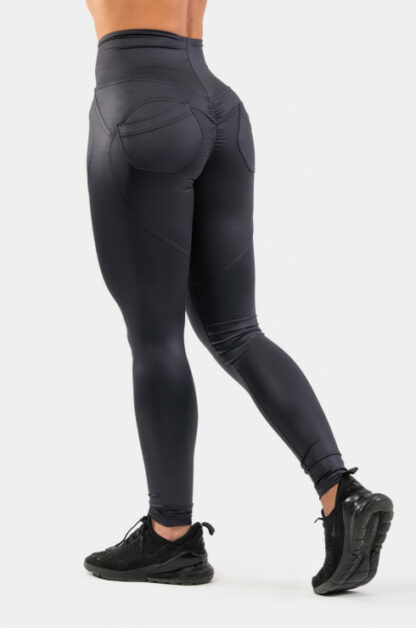 Glossy Look Bubble Butt Pants - Image 2
