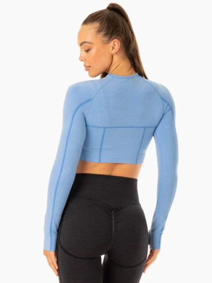 ENHANCE Seamless Long Sleeve Crop - Image 2