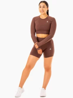 ENHANCE Seamless Long Sleeve Crop - Image 5