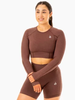 ENHANCE Seamless Long Sleeve Crop - Image 4