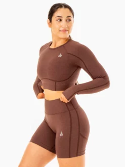 ENHANCE Seamless Long Sleeve Crop - Image 3