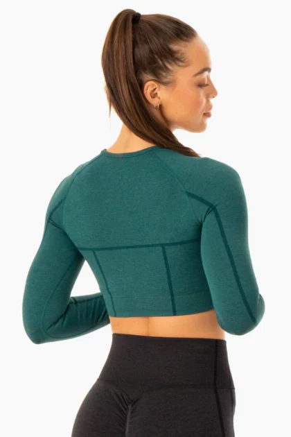 ENHANCE Seamless Long Sleeve Crop
