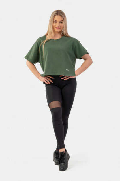 ORGANIC COTTON LOOSE FIT “THE MINIMALIST” CROP TOP - Image 3