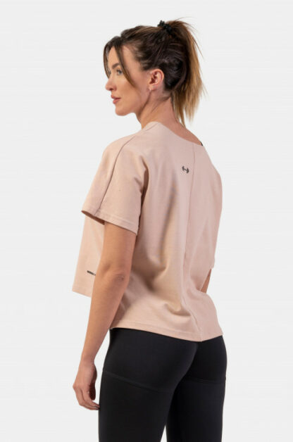 ORGANIC COTTON LOOSE FIT “THE MINIMALIST” CROP TOP - Image 2