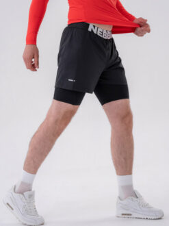 DOUBLE-LAYER SHORTS WITH SMART POCKETS