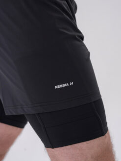 DOUBLE-LAYER SHORTS WITH SMART POCKETS - Image 7