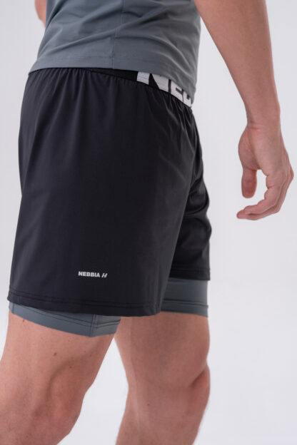 DOUBLE-LAYER SHORTS WITH SMART POCKETS - Image 2