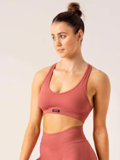 CIRCUIT RIB SEAMLESS SPORTS BRA - Image 4