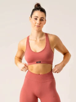 CIRCUIT RIB SEAMLESS SPORTS BRA