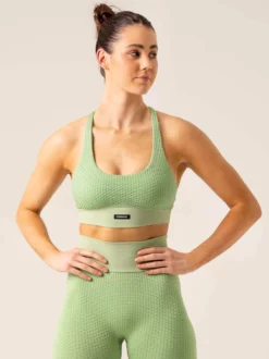 HONEYCOMB SEAMLESS SPORTS BRA - Image 3