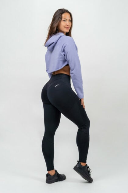 NEBBIA DESIGNER CROPPED HOODIE GYM TIME