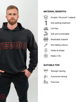 NEBBIA x OLYMPIA LONG PULLOVER HOODIE LEGACY - Image 4