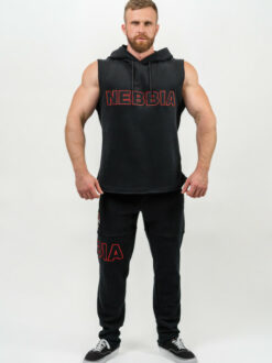 NEBBIA x OLYMPIA Sleeveless Hoodie Sweatshirt IRON BEAST - Image 3