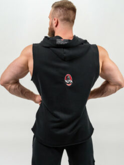 NEBBIA x OLYMPIA Sleeveless Hoodie Sweatshirt IRON BEAST - Image 2