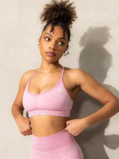 RYDERWEAR Stonewash Seamless Sports Bra